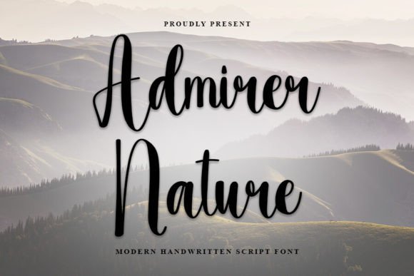 Admirer Nature: A Festive Font for Holiday Makers