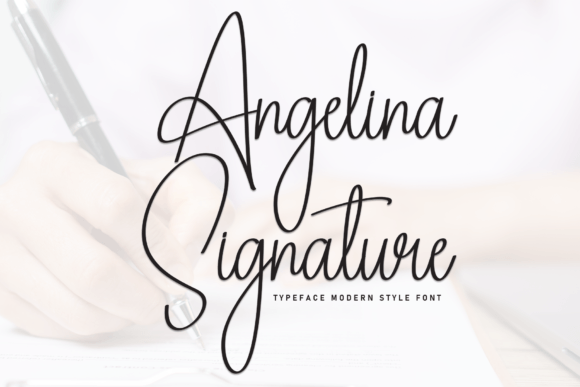Angelina Signature: A Graceful Handwritten Font for Editorial Design