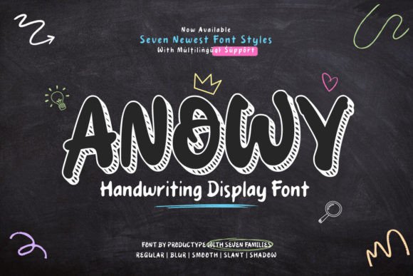 Anowy Font: Elevate Your Campaigns with Dynamic Script