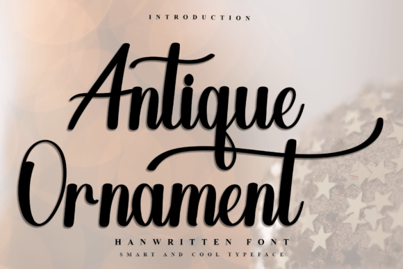 Antique Ornament: A Festive Typeface for Holiday Branding