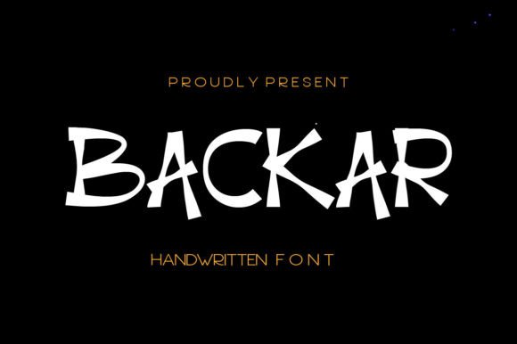 Backar: A Bold Handwritten Font for Modern Web Design
