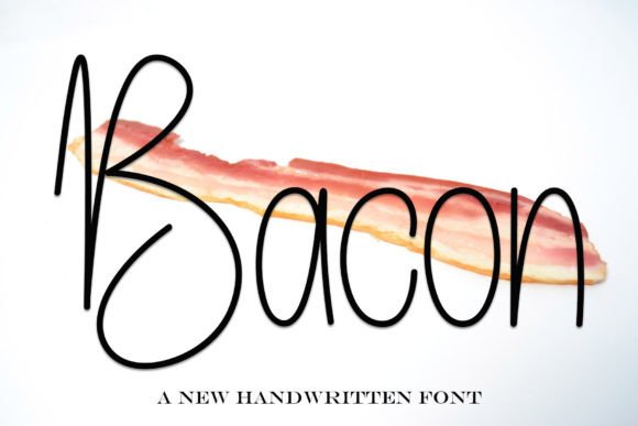 Bacon Font: A Handwritten Typeface for Modern Web Design