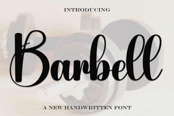 Barbell: A Bold Script for Modern Brand Identity
