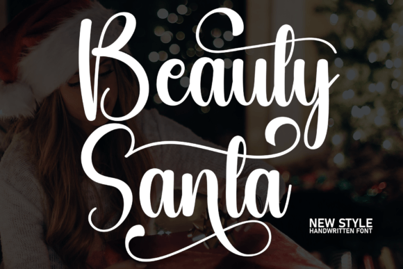Beauty Santa: A Handwritten Typeface for Editorial Design