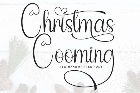 Bringing Christmas Cooming Font to Life in Handmade Shops