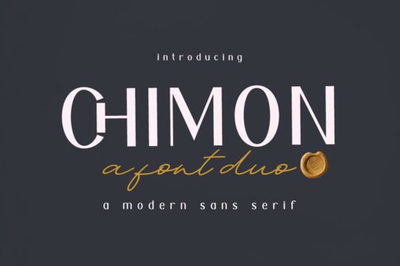 Chimon Font Duo: The Perfect Typeface for Handmade Brands