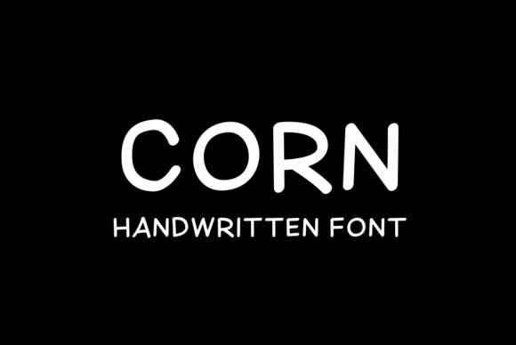 Corn Font: A Handwritten Typeface for Authentic Brands