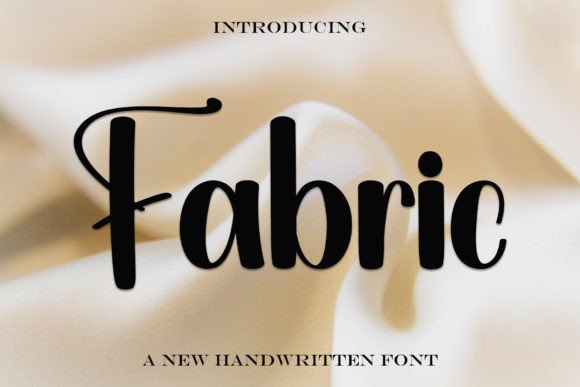 Fabric Font: A Handwritten Typeface for Makers