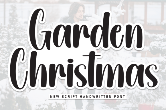 Garden Christmas Font for Modern Web Design