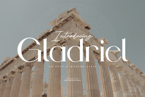 Gladriel Font: Elevate Your Handmade Brand with Modern Serif Style