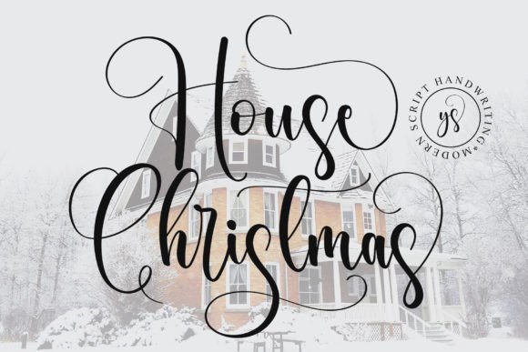 House Christmas: A Handwritten Font for Modern Web Design