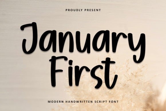 January First: A Festive Typeface for Small Business Branding