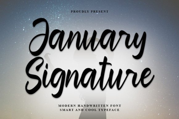January Signature: A Festive Typeface for Holiday Campaigns