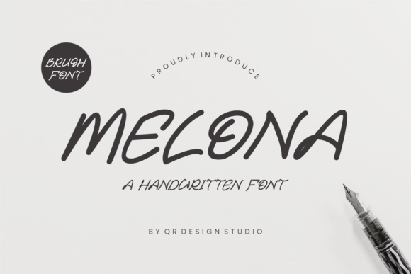 Melona: A Handwritten Typeface for Modern Editorial Design
