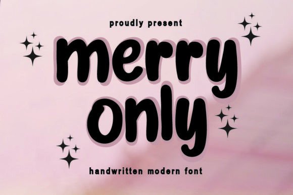 Merry Only: The Handwritten Font for Makers