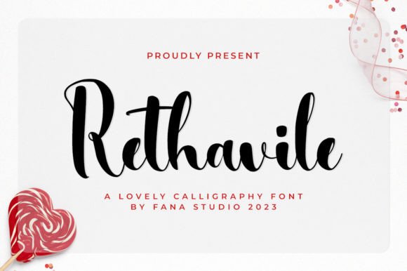 Rethavile: A Handwritten Typeface for Modern Web Design