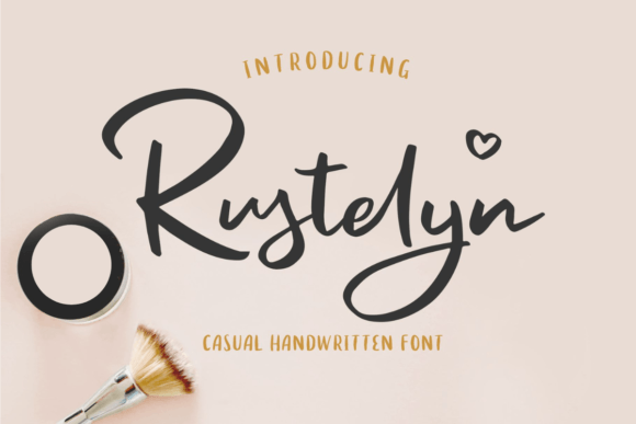 Rustelyn: The Hand-Drawn Script Font for Makers
