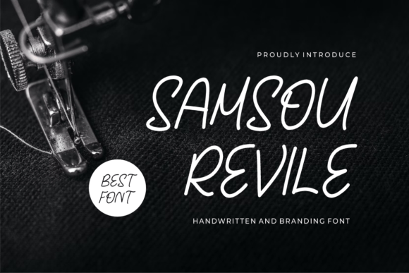Samsou Revile: A Handwritten Font for Authentic Branding