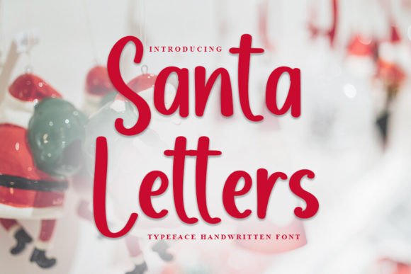Santa Letters: A Soft Script Typeface for Editorial Warmth