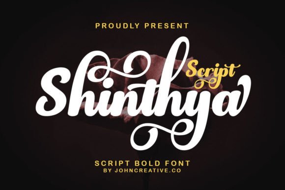 Shinthya: A Timeless Script Typeface for Editorial Design