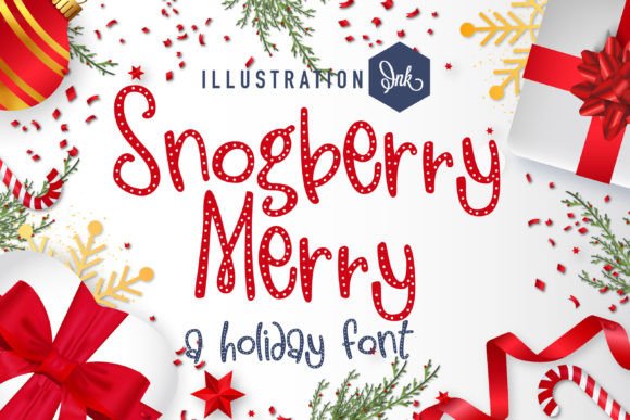 Snogberry Merry: A Playful Font for Brand Makeovers