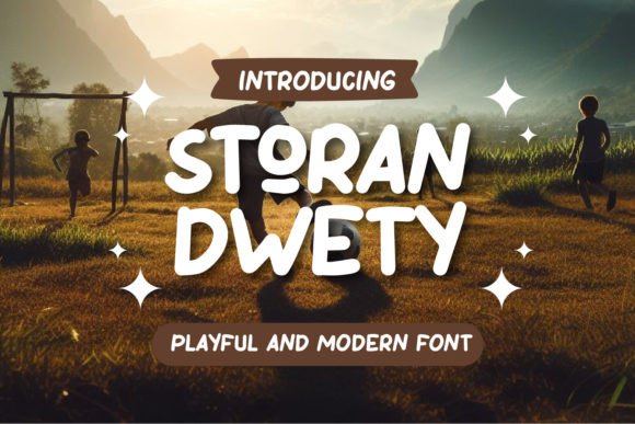 Storan Dwety: A Playful Typeface for Modern Branding